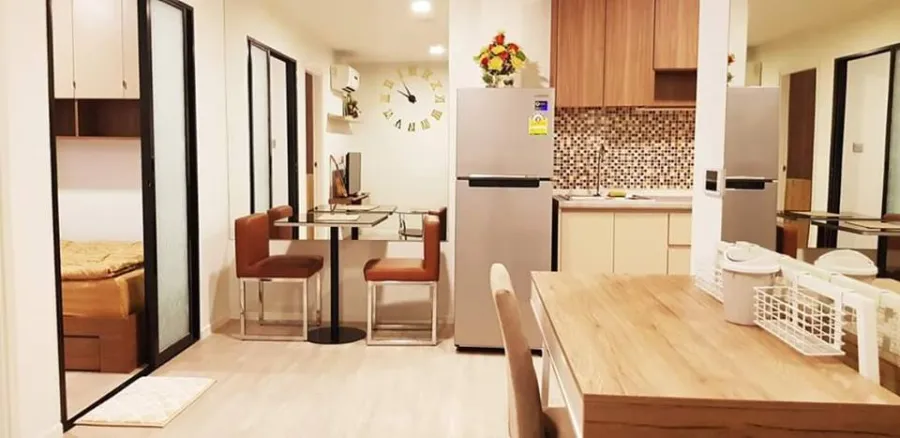 ห้อง 2 นอน น่ารักมุ้งมิ๊ง น่าอยู่น่าย้าย อยู่ได้ 1-3 คน ที่ Kave Condo ห้องสวยพร้อมเข้าอยู่ทุกอย่างใ