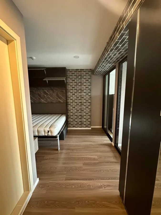 For rent, The Origin Phahon - Saphan Mai, fully built-in furniture, very good price, one bag can move in.