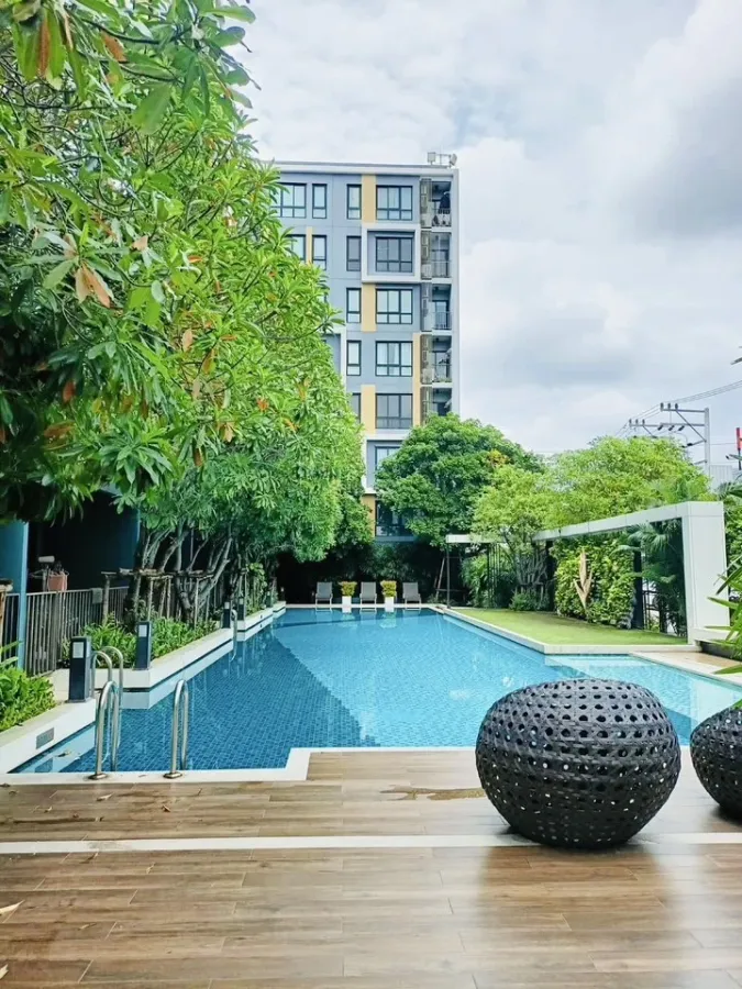 ให้เช่า ไอคอนโด เสรีไทย กรีนสเปซ ห้องพร้อมอยู่ เฟอร์พร้อม จองเลย