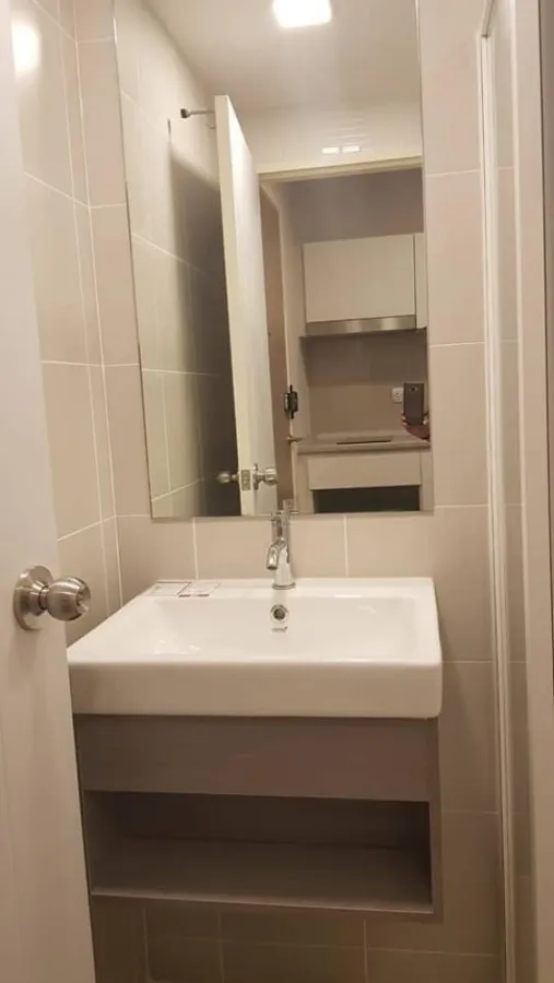 Sell / rent Condo Atmoz Chaengwattana, good atmosphere. fully furnished Ready to drag your bags in.