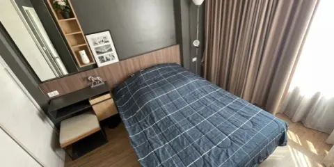 For rent U Delight Rattanathibet ห้องพร้อมอยู่ เฟอร์ เครื่องใช้ไฟฟ้าครบ มาแต่ตัวเข้าอยู่ได้เลย