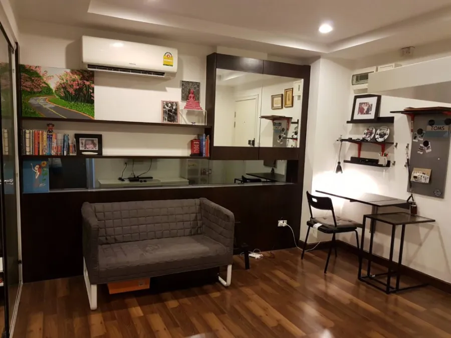 Condo PARC EXO Kaset-Navamintra for sale, beautiful room with furniture and electrical appliances. No reservation, can't do it anymore !!