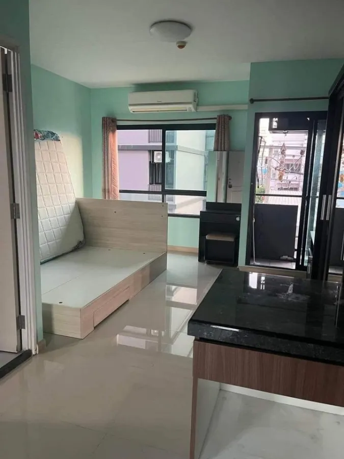 ให้เช่า 624 Condolette Ratchada 36 ห้องริมสุด เฟอร์นิเจอร์+เครื่องใช้ไฟฟ้าครบชุด พลาดแล้วจะเสียใจ