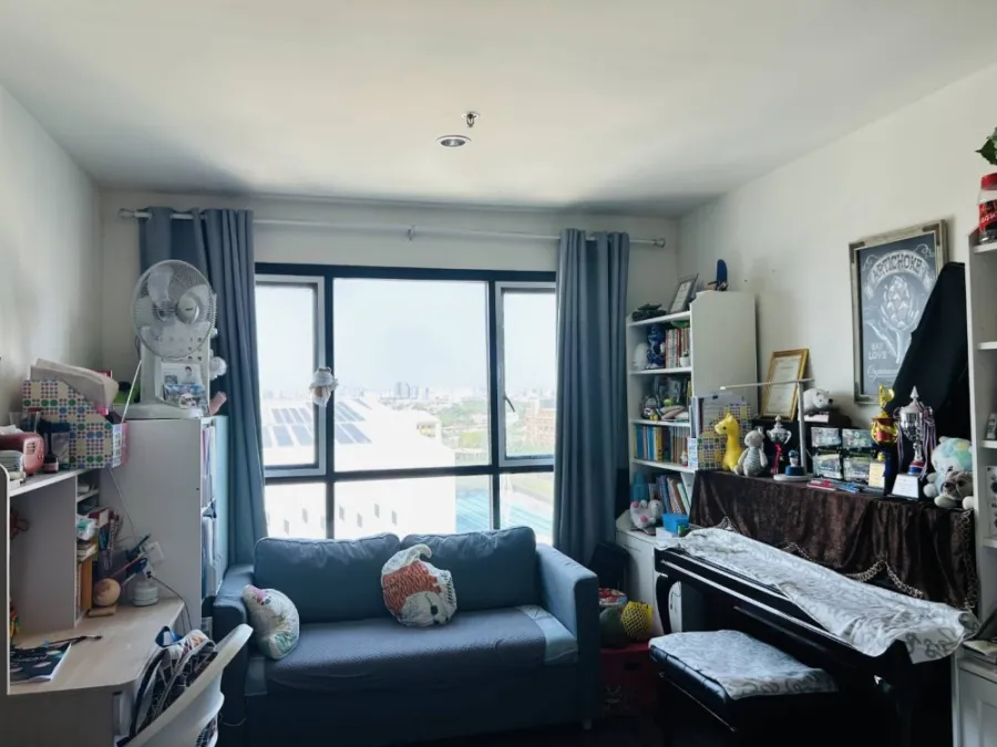 Condo for sale, rent, The Base Sukhumvit 77, high floor, beautiful view, fully furnished and electrical appliances.