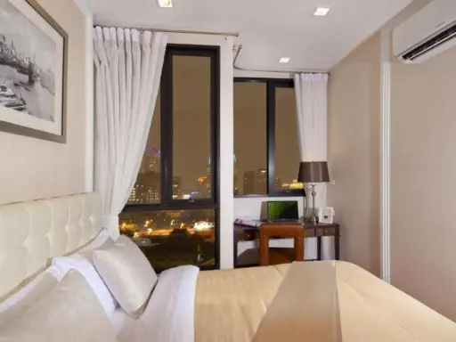 Condo for sale, Q house sukhumvit 79, size 30.54 sq.m., 25th floor, beautiful view, near bts, don't miss images