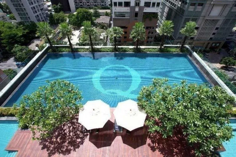 Q Langsuan Condo for sale, 2 bedrooms, 2 bathrooms, beautiful room, high floor, good view, don't miss !!