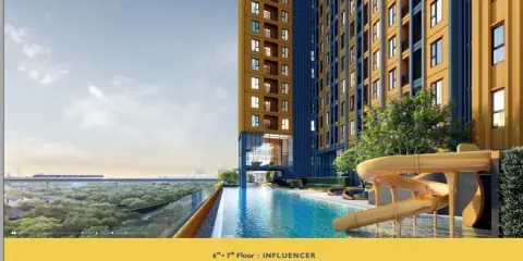 ขาย พลัมคอนโด นิวเวสต์ บางใหญ่ ชั้น 12 ห้องมุม ทิศเหนือ Fully Furnished จองเลย ห้ามพลาด