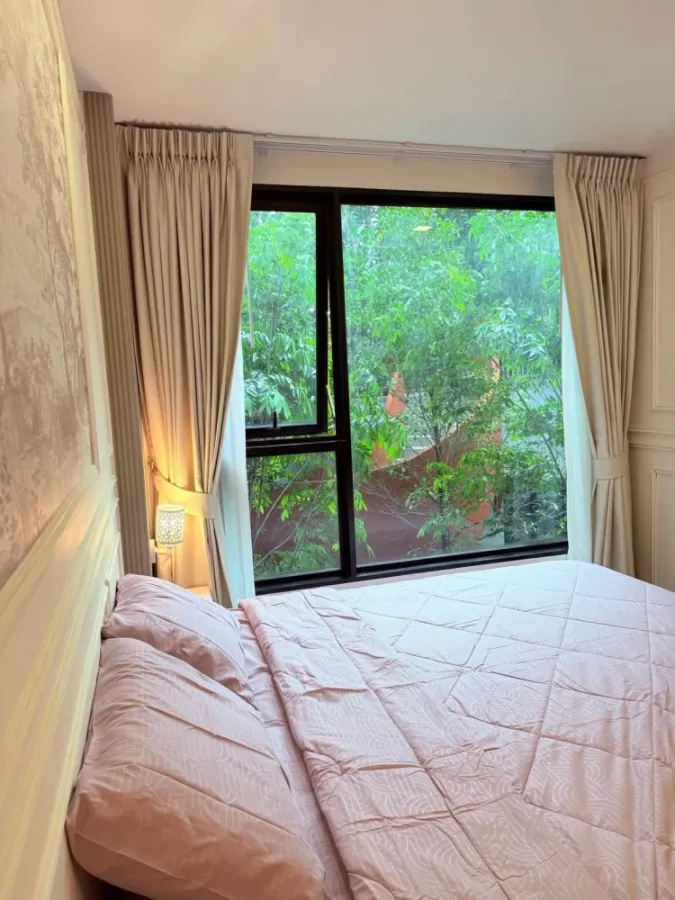 For rent: Kave Embryo Rangsit, beautifully decorated minimalist room, fully furnished, ready to move in.