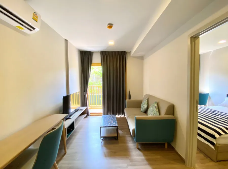 Sell/Rent Condo The Base Sukhumvit 50, beautiful room, fully furnished, good location, can't miss it.