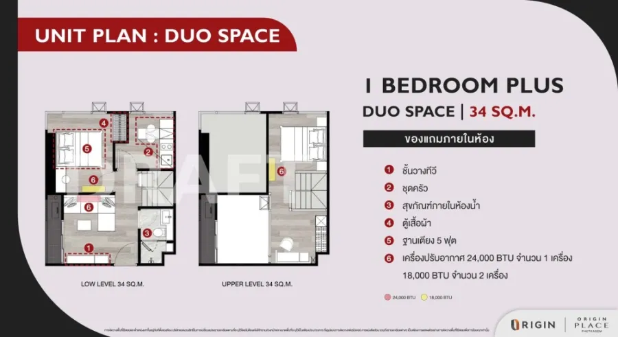 ขายดาวน์ ออริจิ้น เพลส เพชรเกษม ชั้น 19 ห้องมุม ห้องกว้างน่าอยู่ บอกเลยว่าห้ามปล่อยหลุดมือ จองด่วน