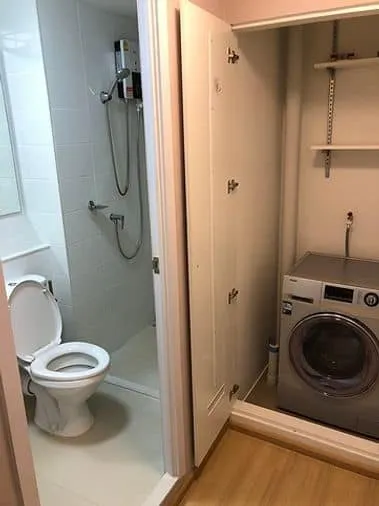 Beautiful room for sale, Plum Condo Chaengwattana Station, 2 bedrooms, good furniture. Who gets to be happy, urgent!!