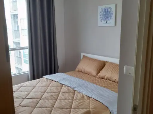 For rent Fuse Sense Bang Khae, near MRT station, city view, corner room, not connected to anyone, very beautiful room, quiet, private, book now