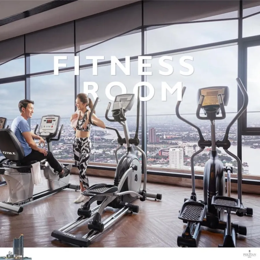 Condo for sale, The Politan Reef, high floor, Chao Phraya River view, near BTS, good location, don't miss it!