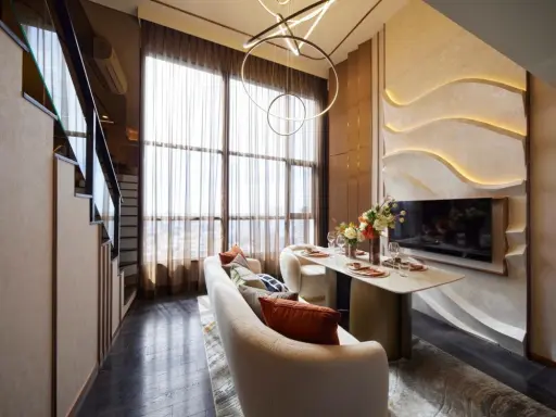 Condo for sale, Park Origin Thonglor, high floor, Duo Space room, spacious size, high view, you should not miss it.