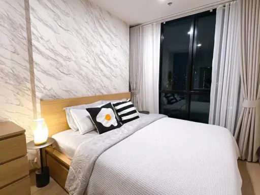 ให้เช่า Noble Nue District R9 ห้องชั้น 15 มาพร้อมเฟอร์นิเจอร์และเครื่องใช้ไฟฟ้าครบครัน จองด่วน