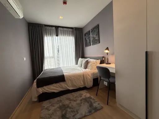 For rent!! Life Asoke-Rama 9 Condo, 37th floor, Building A. Fully furnished, ready to move in. Don't miss out!!