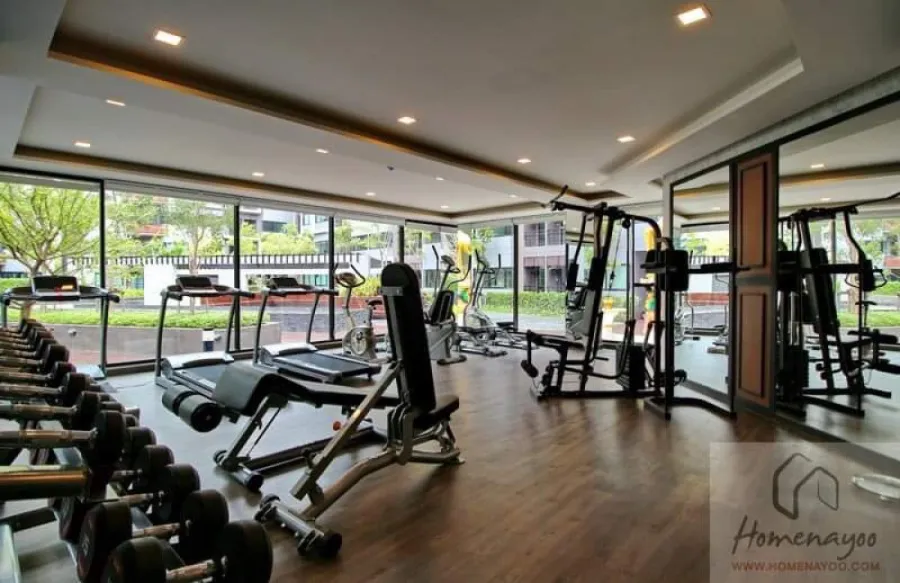 Sale with tenants, Condo Via 7 Bangna by Apasiri, room size 29 sq m., Building E, 2nd floor (garden view), move now!!