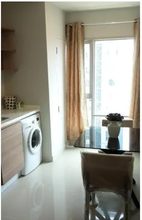 ให้เช่า Condo Centric Tiwanon Station เฟอร์นิเจอร์ครบ ตกแต่งพร้อมเข้าอยู่ เครื่องซักผ้าในตัว จองเลย