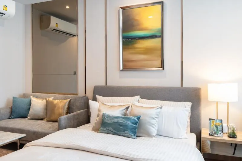 Everything is beautiful. Everything is beautiful. Beautiful view. Beautiful room. Waiting for beautiful people to come to rent. Life Ladprao has everything ready ^^