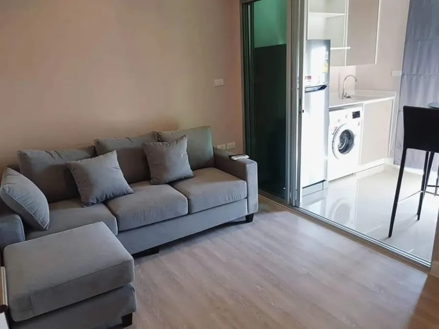 Condo for rent Metroluxe Kaset, room on the side of the road, does not hit the building Comes at a very friendly price Let me tell you that you should