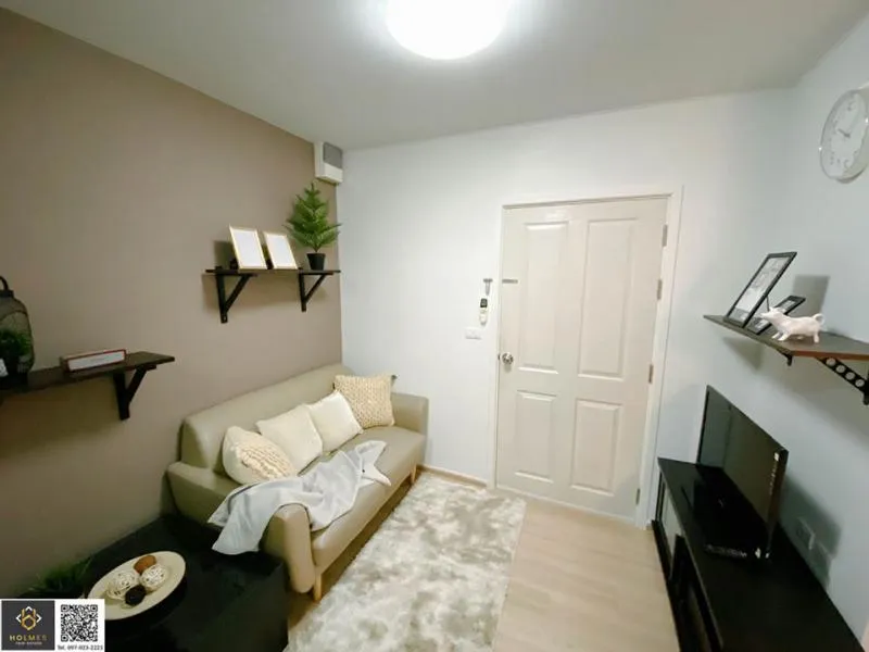 So beautiful !! For rent, Plum Condo Ladprao 101, luxury room, fully furnished and ready to move in! Confirmed!