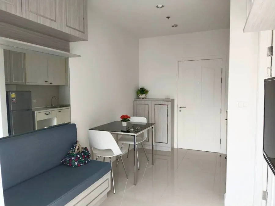 Condo for rent, Manor Sanambinnam, Building A, 16th floor, river view, decorated in minimal style Hurry up to reserve before you miss it.