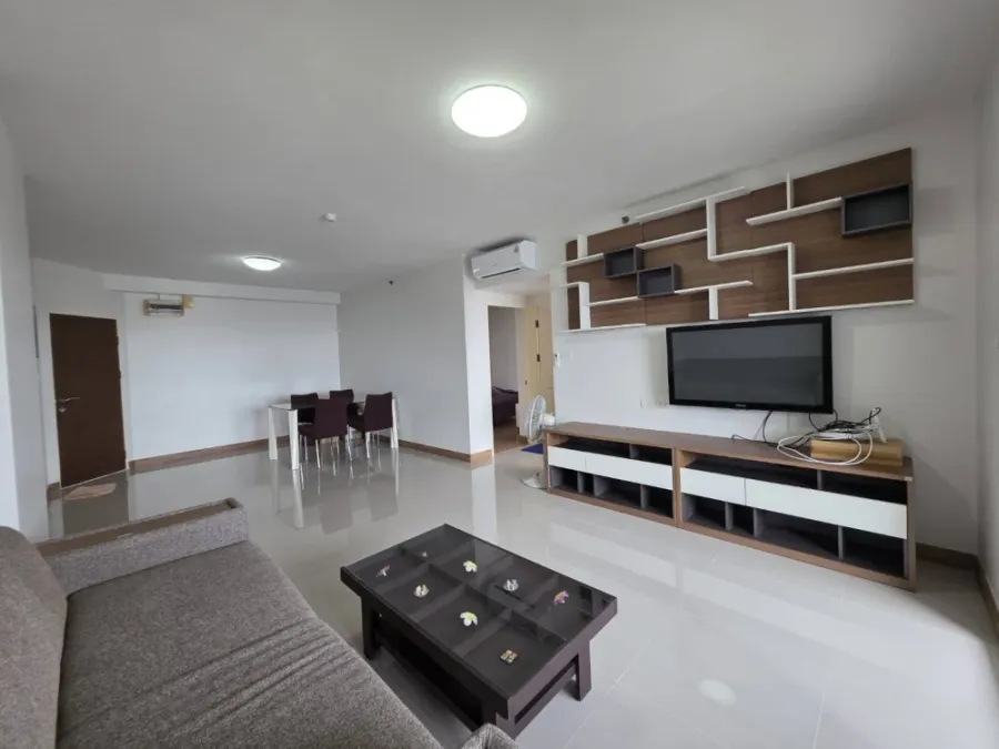 Condo for rent Supalai Park Kaset, 2 bedrooms, Building A, 2 parking spaces, complete electrical appliances, ready to move in.