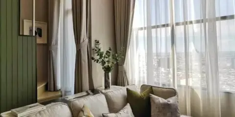 ให้เช่า KnightsBridge Prime Sathorn ห้องแต่งสวยสุดปัง เพดานสูง โปร่งโล่ง มาพร้อมเฟอร์ครบครัน จองเลย