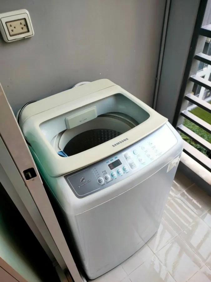 Condo for rent, The Kith Plus Sukhumvit 113, beautiful room, pool view project Fully furnished and electrical appliances