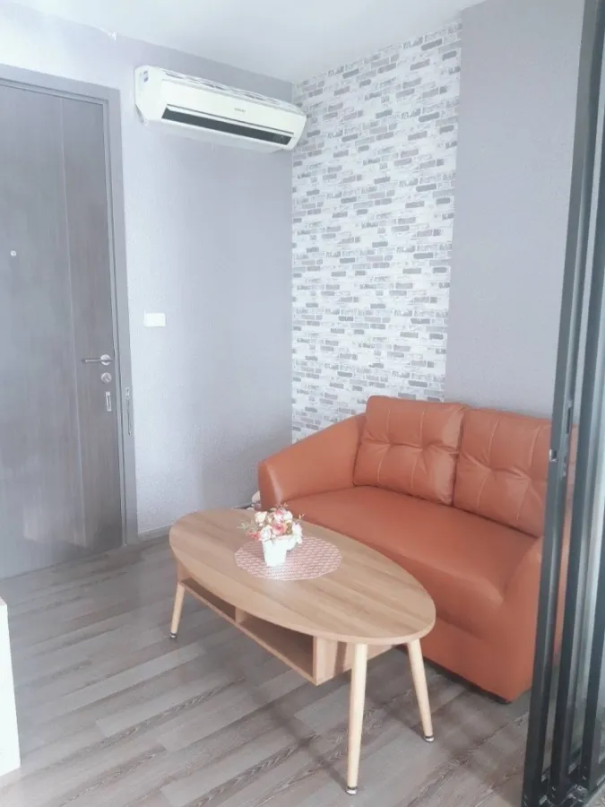 Condo for rent, The Base Park West, fully furnished with built-in furniture The room is ready