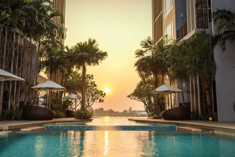 ให้เช่า Metro Luxe Riverfront Rattanathibet 1 ห้องนอน ในทำเลดี เดินทางสะดวก เฟอร์ครบ จองเลย