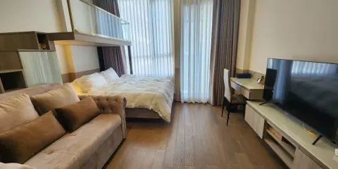 ขาย Park Origin Phayathai ชั้น 10 ห้อง Studio มีเตียงชั้นลอย ใช้พื้นที่คุ้ม Full Furnished พร้อมเข้าอยู่