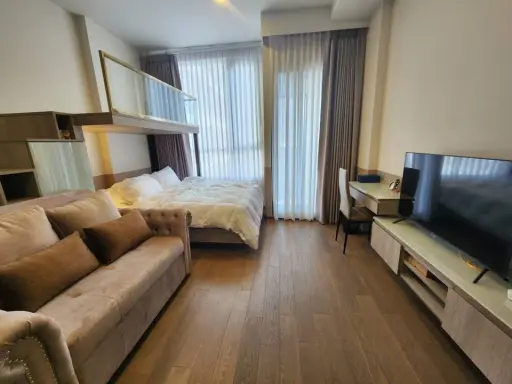 ขาย Park Origin Phayathai ชั้น 10 ห้อง Studio มีเตียงชั้นลอย ใช้พื้นที่คุ้ม Full Furnished พร้อมเข้าอยู่ images
