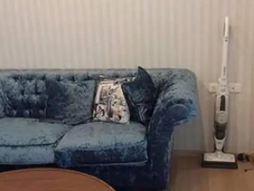 For rent, The BASE Chaengwattana, beautiful room, 1 bedroom, fully furnished, comfortable sofa, nice building atmosphere, book now, don't wait, hurry up