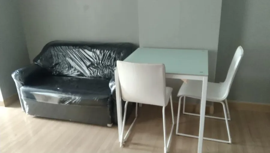 Condo for rent sell, The Kith Plus Nawamin, nice room, soft white tone Complete electrical appliances, good price, hurry up to reserve