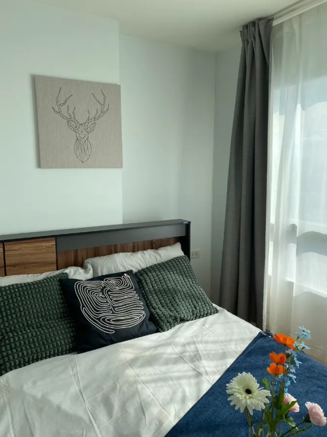 For sale Lumpini Ville Nakhon In-River View, river view, nice room, fully furnished, affordable price, book now, don't delay.