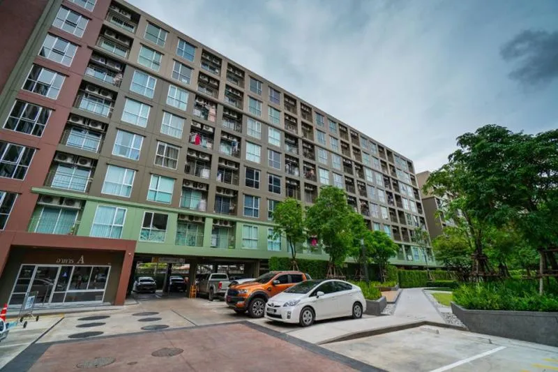 Rent lumpini place bangna km.3, 3rd floor, building A, clean room, new box, fully electric furniture, ready to move in -