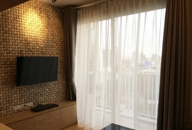 For sale, for rent, HQ Thonglor, 22nd floor, open city view, beautiful room, fully decorated, ready to move in, book now, urgent.