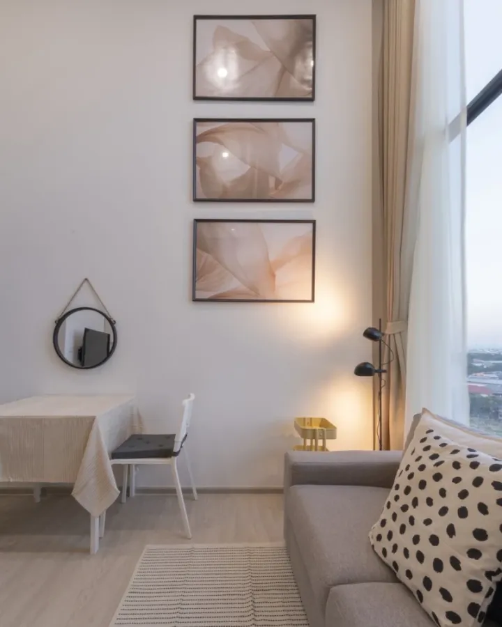 For rent: THE ORIGIN Sukhumvit Sailuat E22 Station, 11th floor, fully furnished unit. Book now! (Urgent!)
