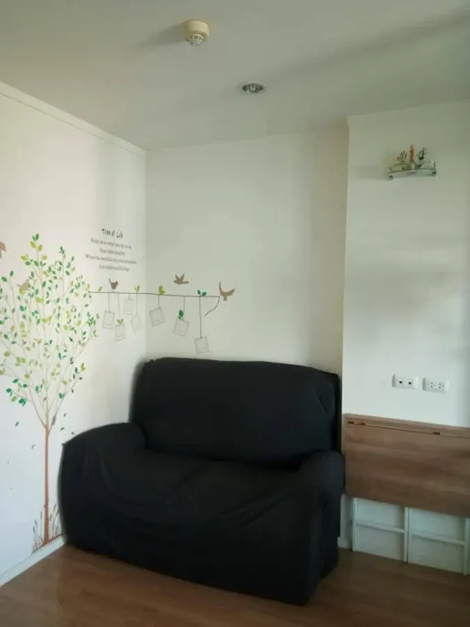 For rent: Lumpini Ville Sukhumvit 77/2, open view, no tall buildings blocking the view. The room has complete electrical appliances, ready to move in.