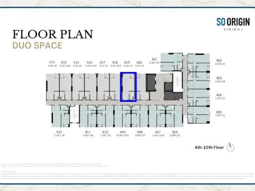 Selling down payment, So Origin Siriraj, 7th floor, good project, worth living, book now, don't miss it.