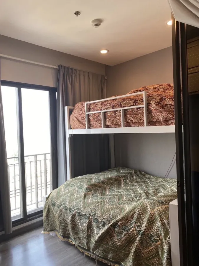 Condo for rent, Urbano Rajavithi, 22nd floor, Rama 8 Bridge view, complete here, just drag your bags and move in.