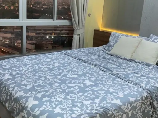 Condo for rent, Lumpini Ville Chaengwattana, Pak Kret, ready to move in Full wallpaper, high view, book now, don't miss it.