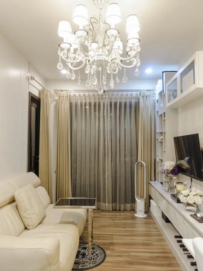 For rent: Wyne Sukhumvit, high floor, high floor, room decorated simply and elegantly, looks expensive, beautiful built-ins, can't make a reservation
