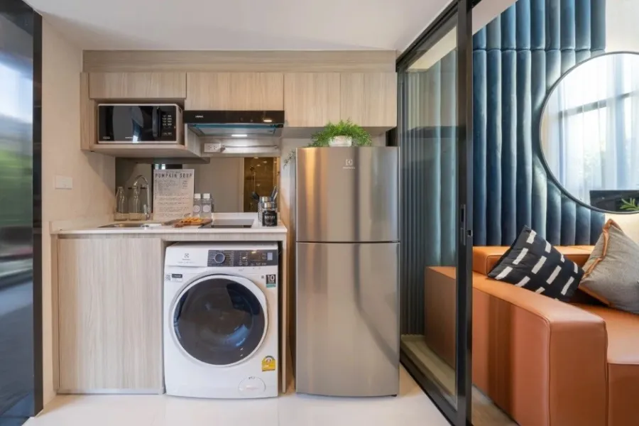 Down payment for sale, The Origin Sukhumvit - Sai Luat E22 Station, DUO Space room, 2-story room, high ceiling, comfortable, book now.