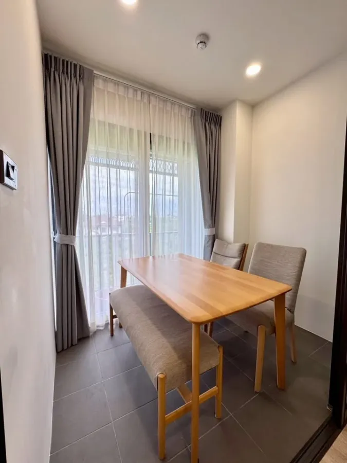 Condo for rent at Groove Scape Ladprao - Sutthisan. Ready to move in, fully furnished, great price. Book now!