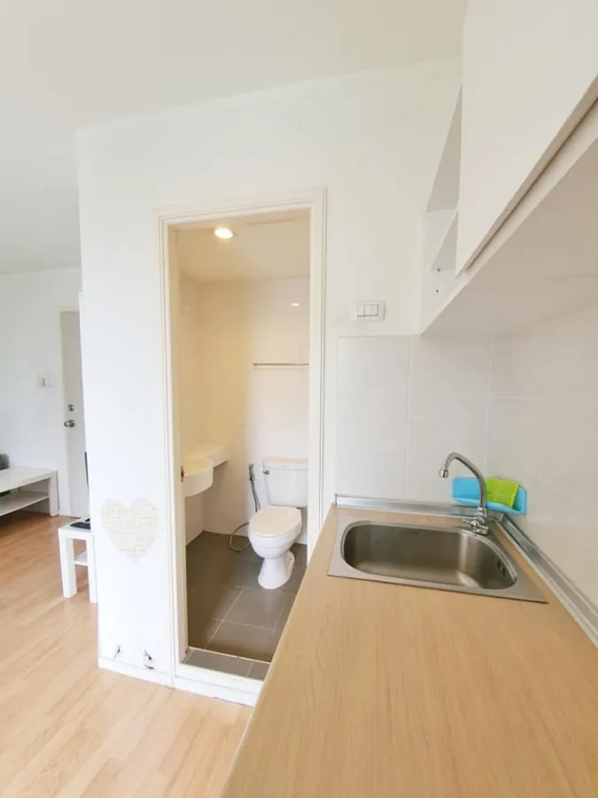 Condo for rent, Lumpini Ville Sukhumvit 77, beautiful room, ready to move in, complete form, near BTS, don't miss it!
