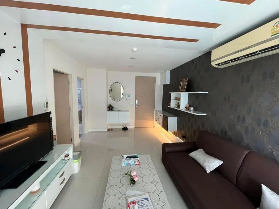 Sell, rent, Metro Sky Ratchada, corner room, nice wallpaper Complete electrical appliances Hurry up to reserve before it's gone.