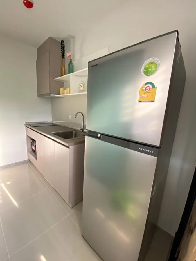For sale, for rent, Aspire Asoke-Ratchada, complete furniture and electrical appliances, near the BTS.