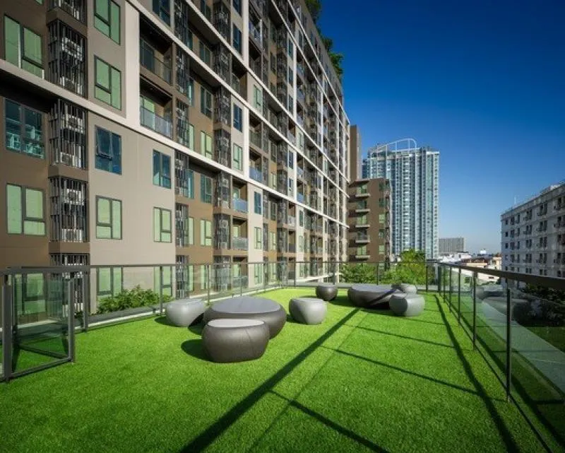 Condo for sale, Centric Ratchada-Huay Kwang, corner room, 2 bedrooms, fully furnished, ready to move in, good location, investment, book now